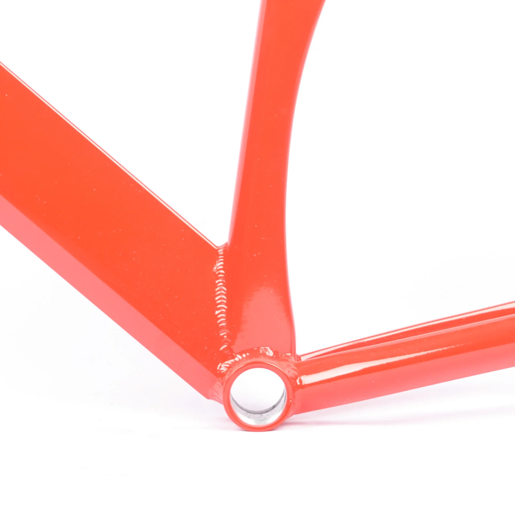 Bike Frame Fixed Gear Bicycle Frameset Single Speed Aluminum Alloy Material With Fork Cycling Parts