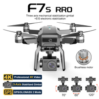 SJRC F7S/F7 Drone 4K HD Camera GPS EIS Electronic Stabilization Gimbal Helicopter 5G Repeater 3KM Image Transmission Quadcopter