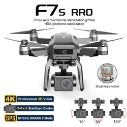 SJRC F7S/F7 Drone 4K kamera HD GPS EIS elektroniczna stabilizacja Gimbal helikopter 5G Repeater 3KM transmisja obrazu Quadcopter