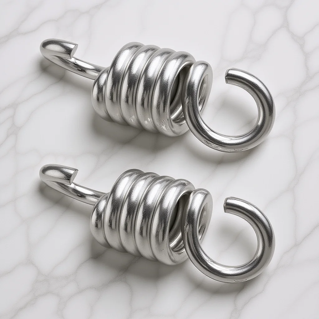 Hammock Chair Hanging Spring Heavy Duty Stainless Steel Coil Spring Secure Clip for Porch Swing Hammock Springs Heavy Duty Swing