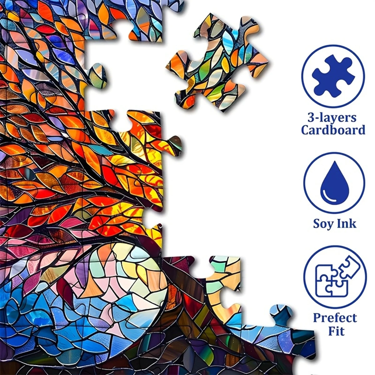 35/300/500/1000pcs Personalized Custom Photo Puzzle portrait Customize Creative Commemorative Gift Families Games view 5