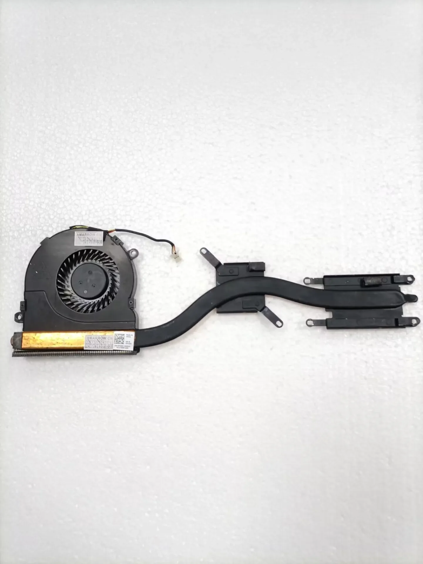 Original portátil dissipador de calor ventilador de refrigeração cpu cooler para dell 5547 5548 5442 5542 5447 5443 5543 5448 cpu dissipador de calor 07pjjn 0y42r1