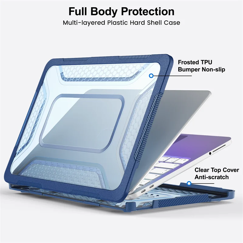 Laptop Sleeve Case For Macbook Air 13.6 M5 M4 M3 M2 2022 2024 2025 2026 A3449 A3240 A3113 A2681 Stand Cases Kickstand Cover