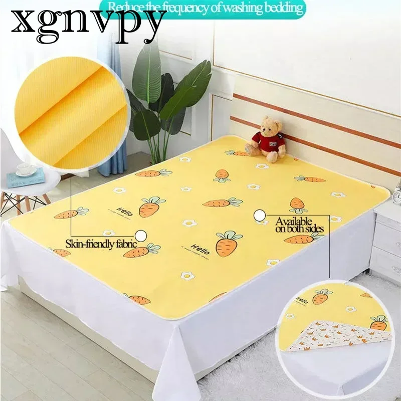 Xgnvpy Baby Changing Mat Cover Diaper Mattress Bed Sheets for Newborn Baby Waterproof Portable Change Pad Table Floor Play Mat