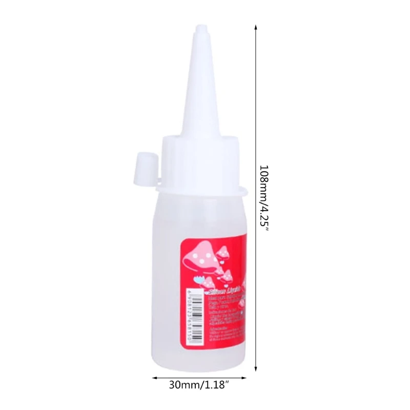 5 uds adhesivo alcohólico transparente pegamentos para manualidades 30ml pegamentos tela secado rápido para manualidades y