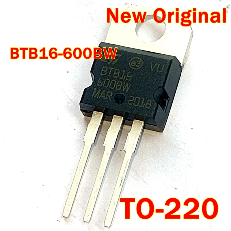 

1pcs to 100pcs BTB16-600BWG BTB16-600BW TO-220 New Original 16A TRIACS