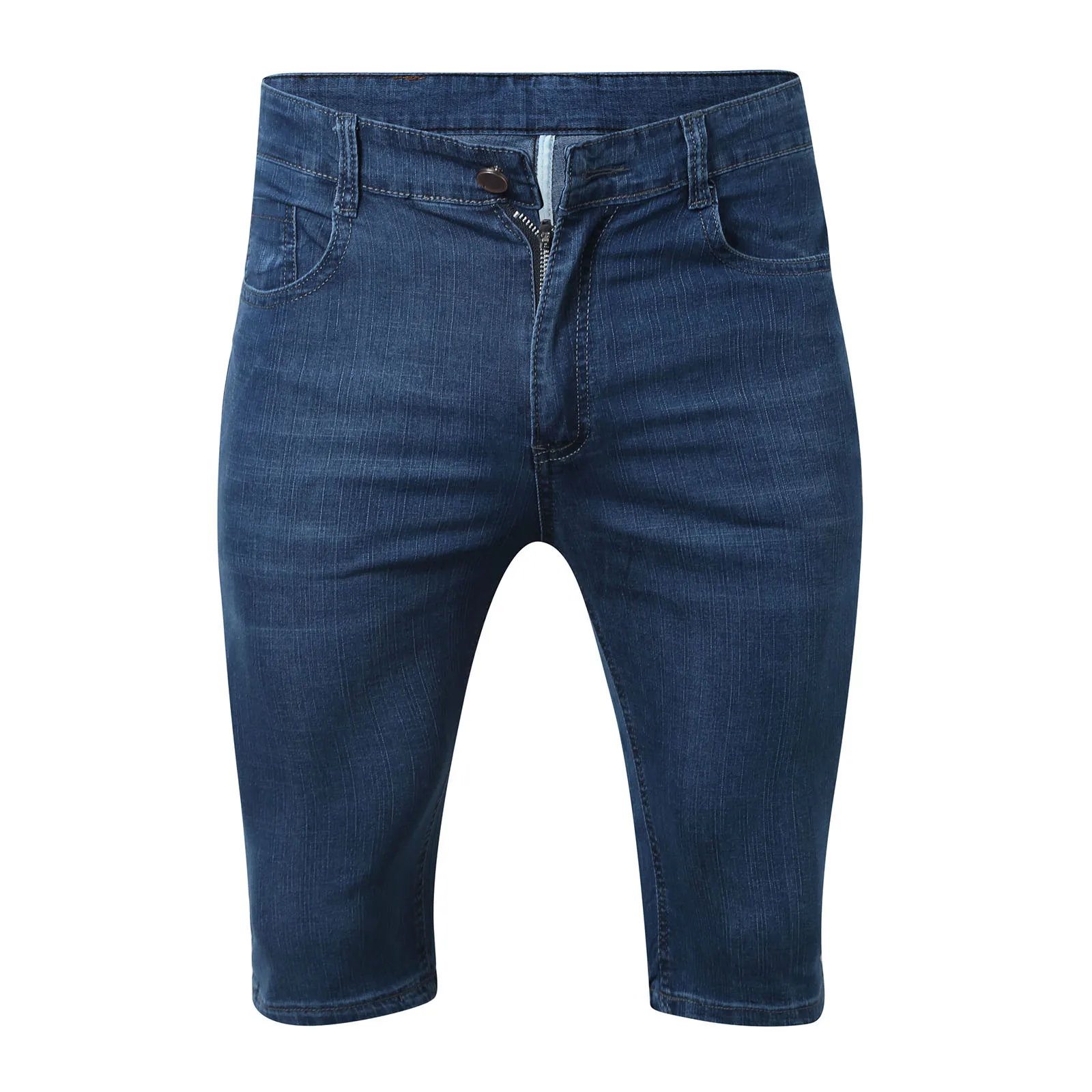 

Men's Summer Fashion Comfort Slim Straight Leg Denim Shorts Fifth Pants Toe Slip