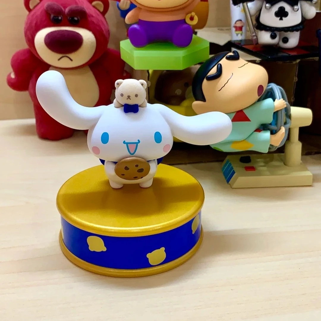 

Натуральная подарочная серия Cinnamoroll для десерта, загадочная слепая коробка, игрушки, милая фигурка, анимационная периферийная мультяшная модель, подарок-сюрприз для девочек