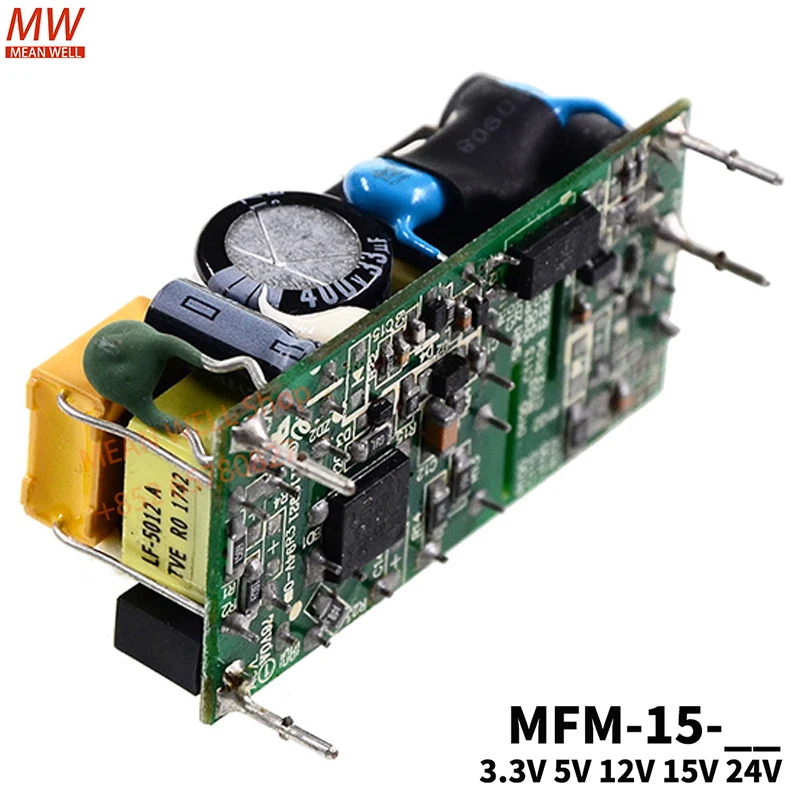 Original MEAN WELL 15W High Reliable Green On Board Type MFM-15-5 MFM-15-12 MFM-15-15 MFM-15-24