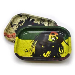 Tobacco Herb Rolling Tray Cigarette Rolling Papers Tray Herb Tobacco Storage Plate Tobacco Cigarette Smoking Grinder Tray