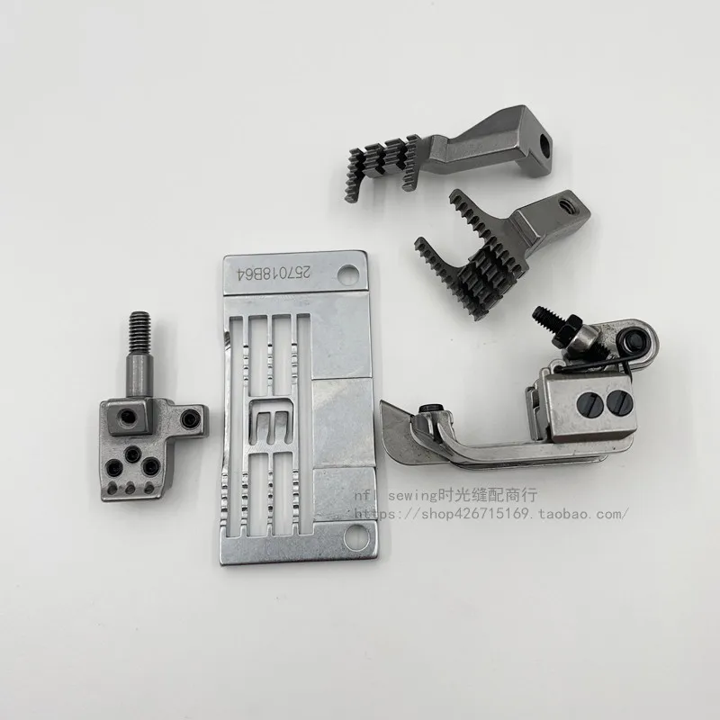 Jack K4 K5 Pegasus 500 W600 three-pin five-thread Sewing Machine 6.4 Pin Position 364 Pin Plate Presser Foot Needle