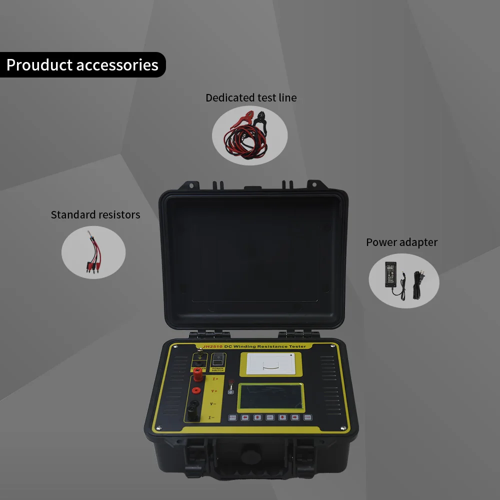 

5A 10A High Quality Automatic Portable Testing Equipment Transformer Winding Direct Current Meter DC Resistance Tester