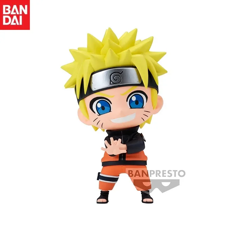 In Stock Bandai Original Anime Naruto：Shippūden REPOPRIZE Uzumaki Naruto Q Version Scenery Action Figure Model Holiday Gifts