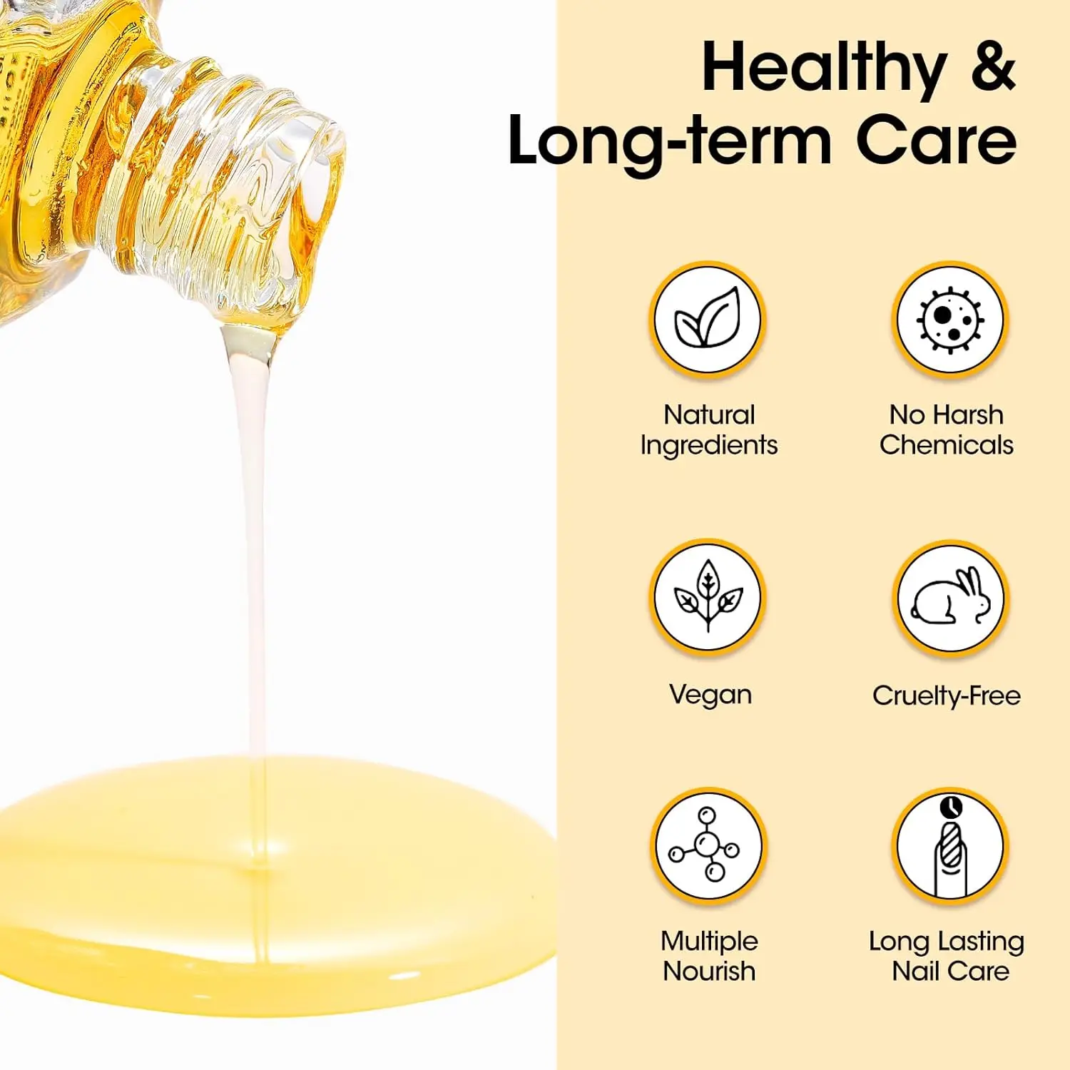 Gellen-Juego de 3 uds de aceite para cutículas, Base de capa superior de Gel para uñas, herramientas de manicura, esmalte de Gel, Kit profesional brillante de larga duración, 18ml