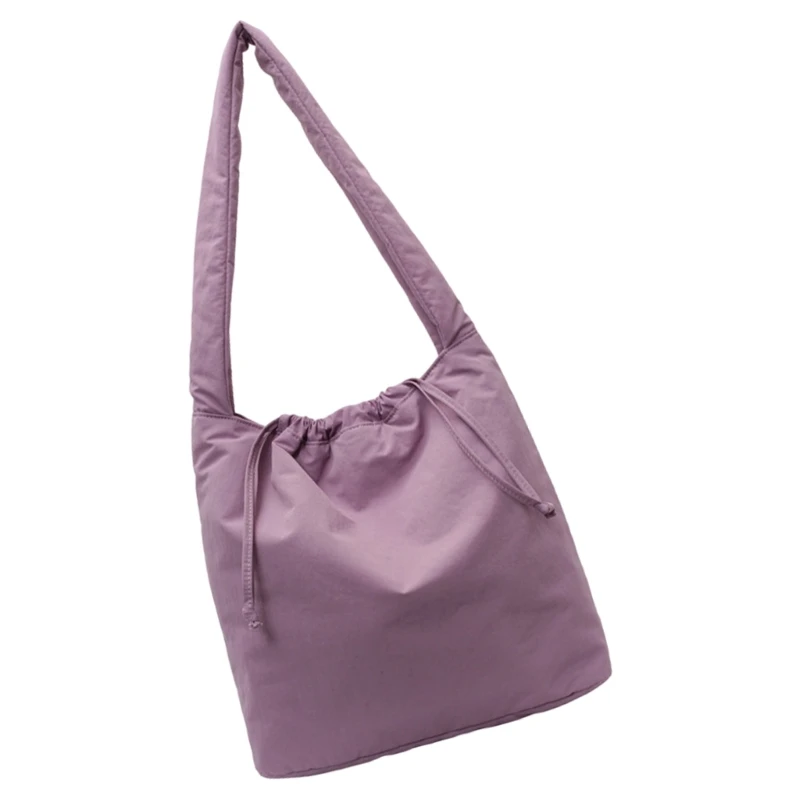 Stylish and Practical Nylon Shoulder Bag with Ample Space Handbag Armpit Bags Handbag for Books and Accessories