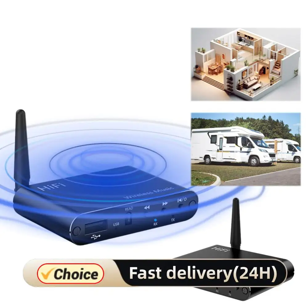 

Bluetooth-Compatible 5.4 Audio Adapter 3.5mm Aux HiFi Music Wireless Adapter BT/U-Disk Play Audio Dongle for Home and Car Stereo