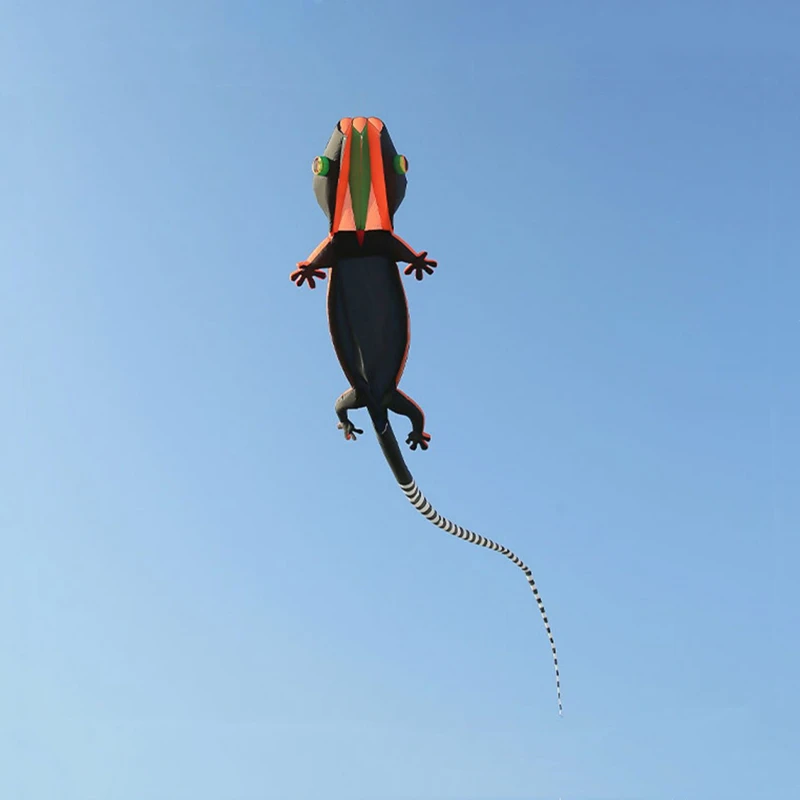Large 14m gecko kites flying professional wind kites soft kites paraglider wing giant animal kite wind kites for seniors Tripod