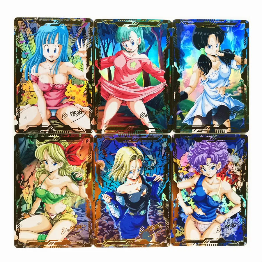 27pcs/set Super Saiyan Dragon Z Battle Damage Sexy 18 Heroes Battle Card Ultra Instinct Goku Vegeta Game Collection Cards