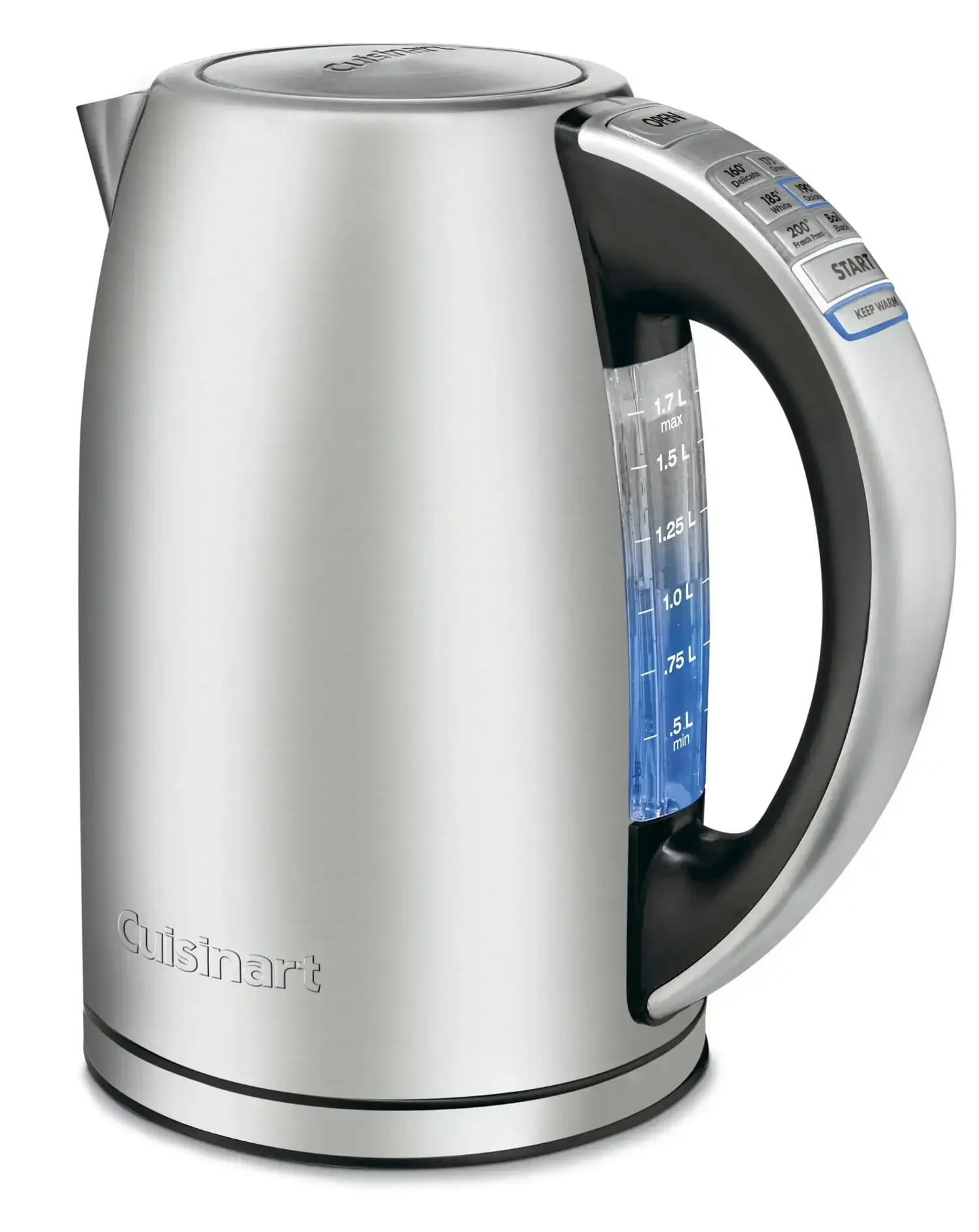 Cuisinart-teaケトルperfecttemp、ティーケトル®コードレス電気ケトル、cpk-17p1wm