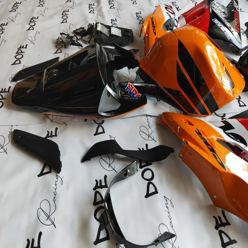 body kit for motorcycle red Orange white black Abs Plastic Injection cbr1000rr fairing kit