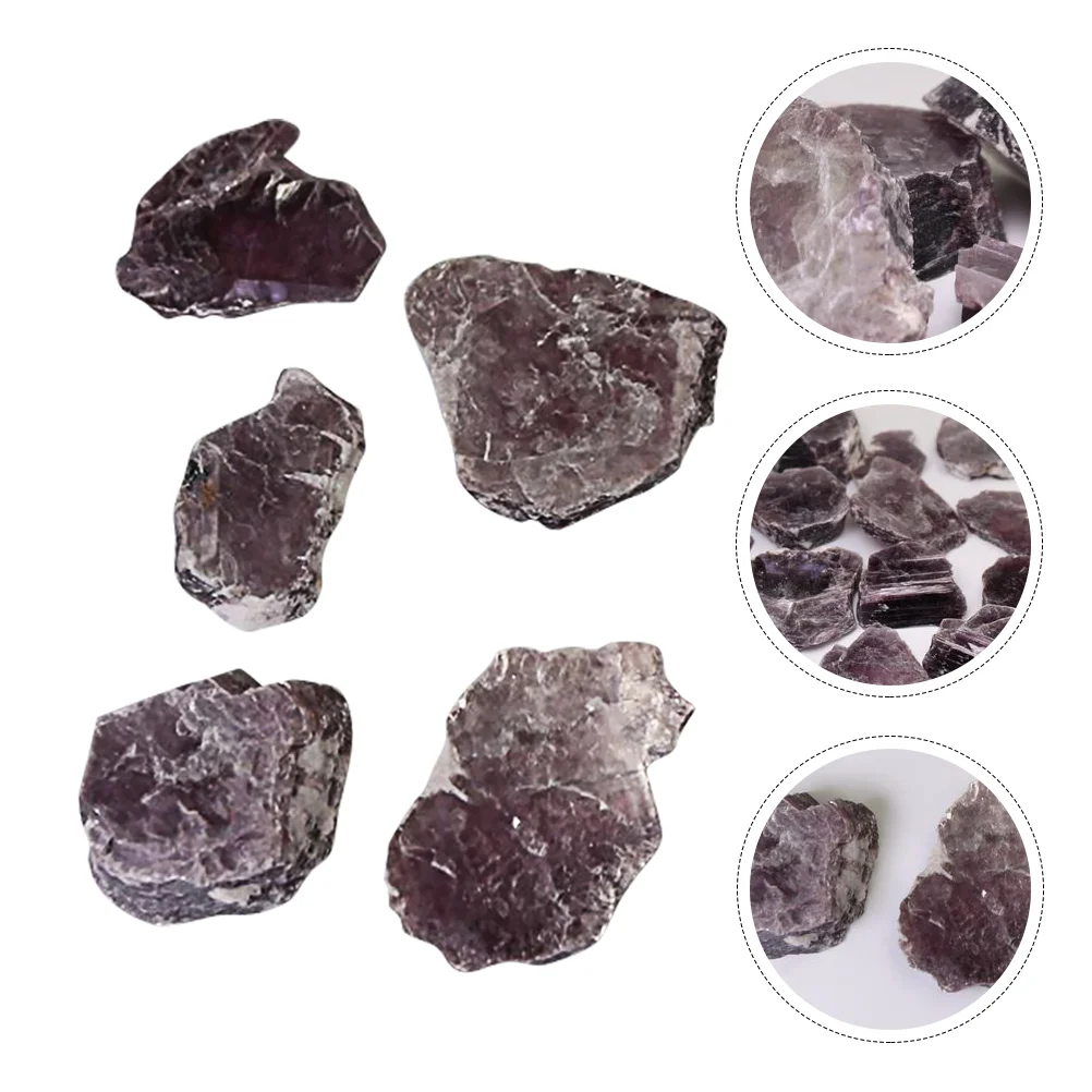

100 G Purple Mica Raw Ore Geology Specimens Beautiful Decorations Natural Ores Teaching Samples Creative