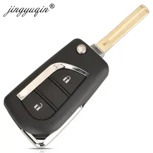 Jingyuqin Remote Reversal Key for Toyota Hilux, 2 buttons, FOB chip, 89070-0kb40, FCCID, BA2TA, 433MHz, H-8A, 2015, 2016, 2017, 2018, 2019, 2020 12 Main Sales Hilux Key - №3