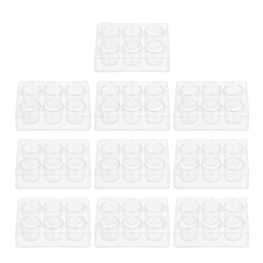 

10pcs Hole Board Experiment Plates Multifunctional Reaction Gadget Laboratory Supplies Test Tube Beaker Storage Bottle