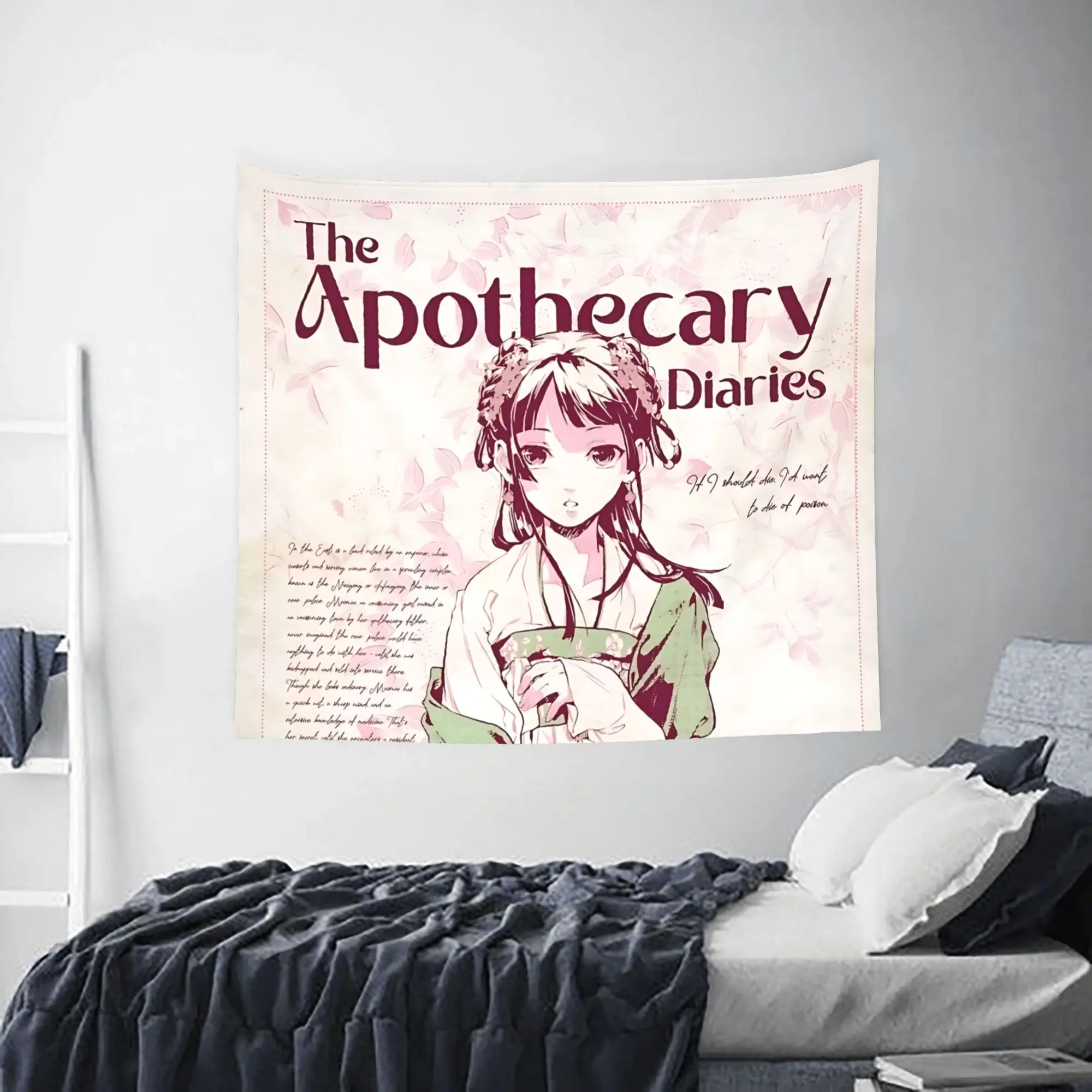 Customized The Apothecary MAOMAO cutecore Tapestry Bedroom Decoration  Wall Hanging Blanket Tapestry Cool Stuff For Room