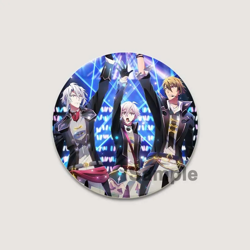 32/44/58mm Anime IDOLiSH7 bros musik Mobile Game Enamel Pin ransel kerah lencana kartun buatan tangan Lapel Pin perhiasan hadiah