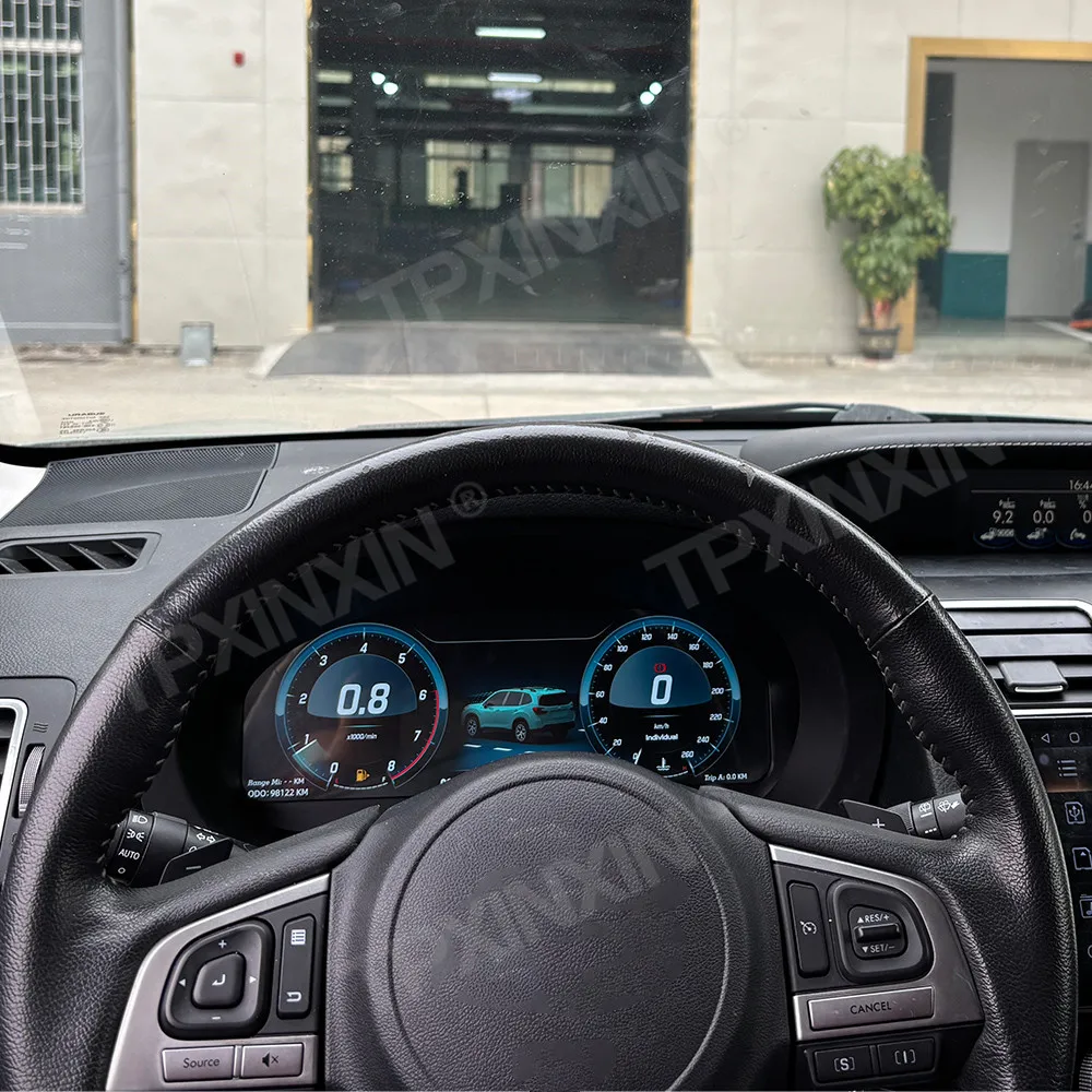 Linux system dashboard For Subaru Forester 2013~2018 Digital LCD Virtual Cluster Cockpit Carplay Dashboard Panel Speed Meters