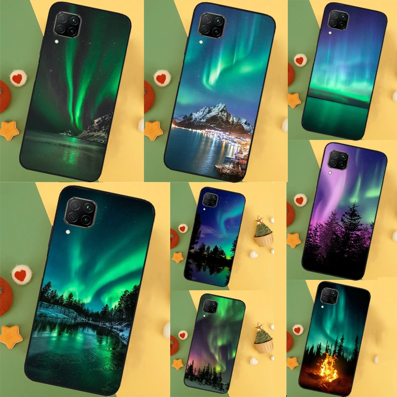  Northern Lights Case For Huawei P20 P30 P40 Lite Nova 11 Pro 9 10 SE 3i 7i 11i 5T Y60 Y61 Y90 Y91 Y70 Cover