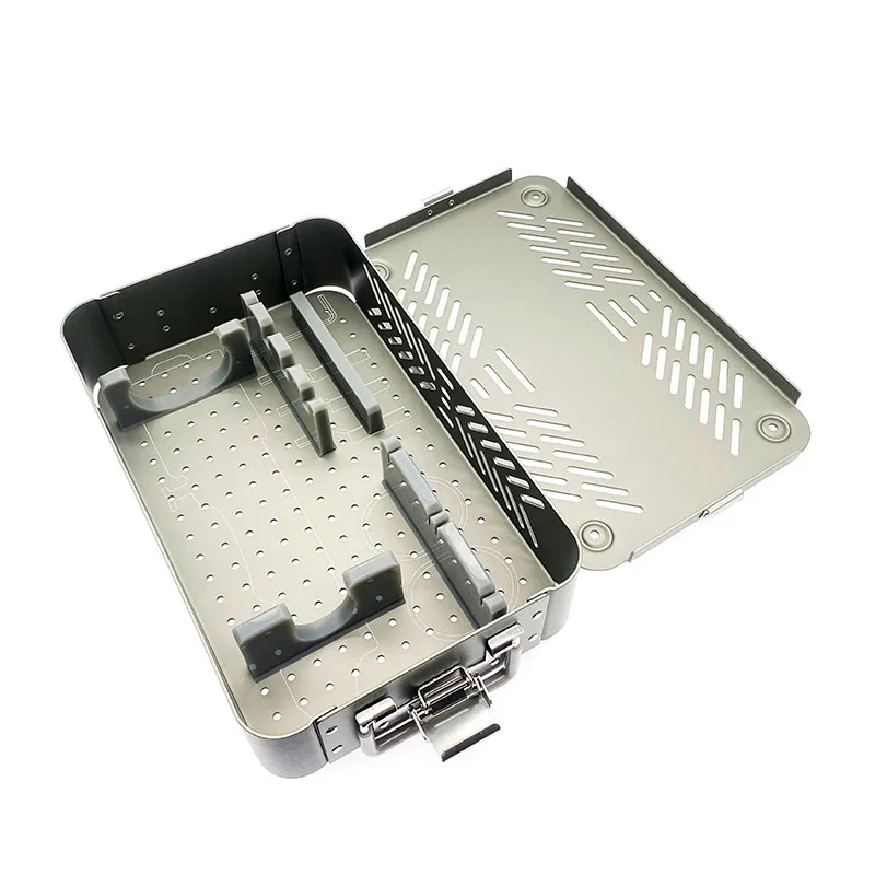 

Sterilization Box Case QS TPLO Saw Electric Power Sterilizing Box Tray Aluminum Orthopedics Surgical Instruments