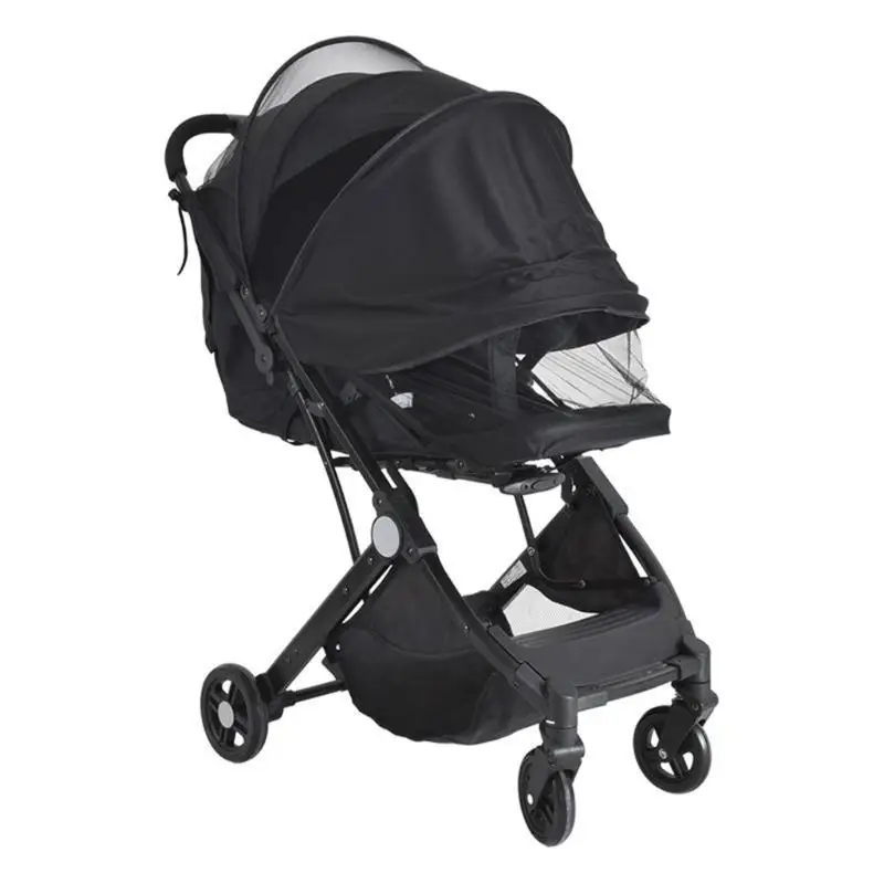 

U13F Breathable Baby Fly Net Sunshade Canopy Large Inner Space for Strollers Toddler Pram Cart Privacy Cover