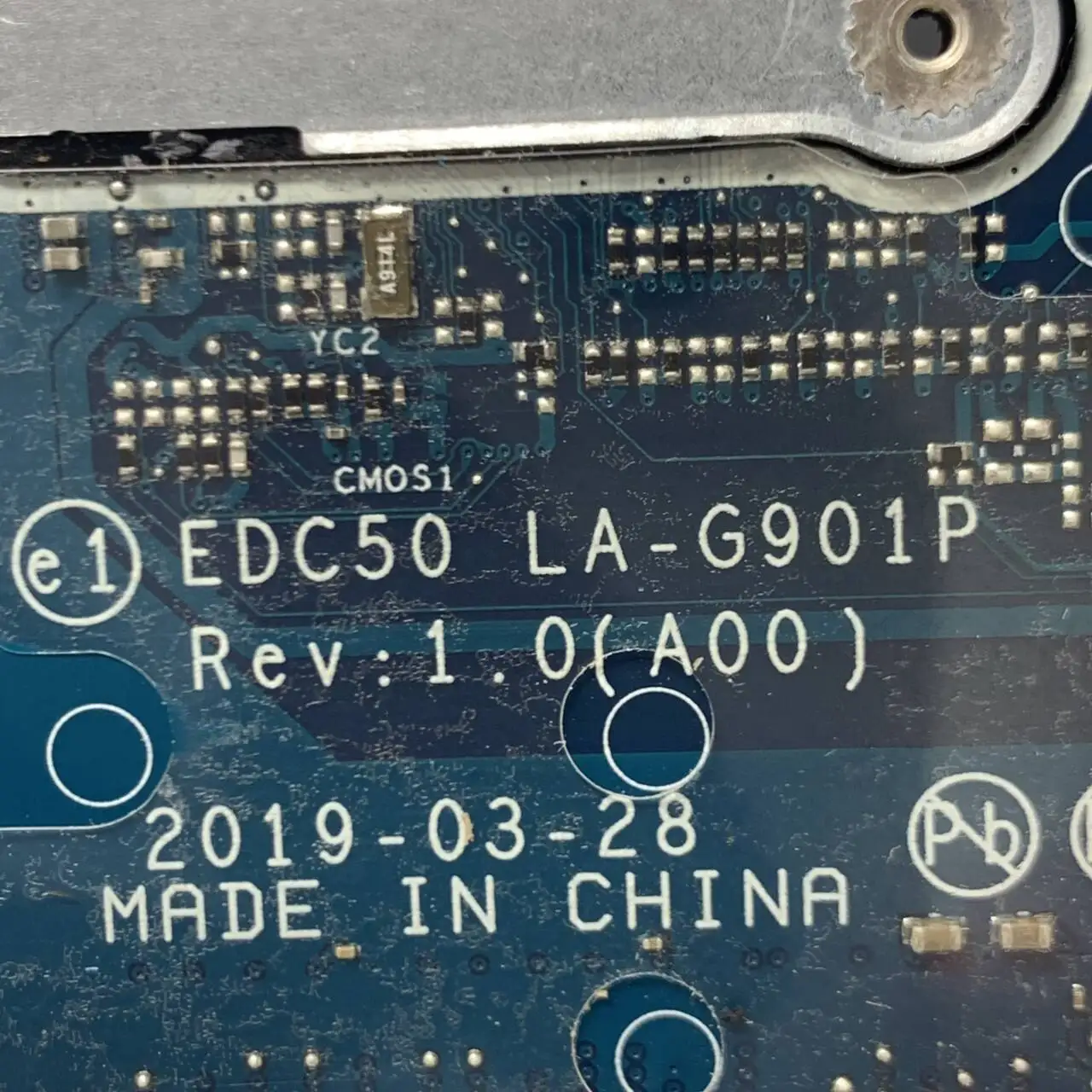 

LA-G901P для ноутбука Dell Latitude 5500, материнская плата EDC50 CN-0J1D6N 0J1D6N J1D6N, материнская плата с процессором SRF9W I7-8665U, 100% протестировано, хорошо