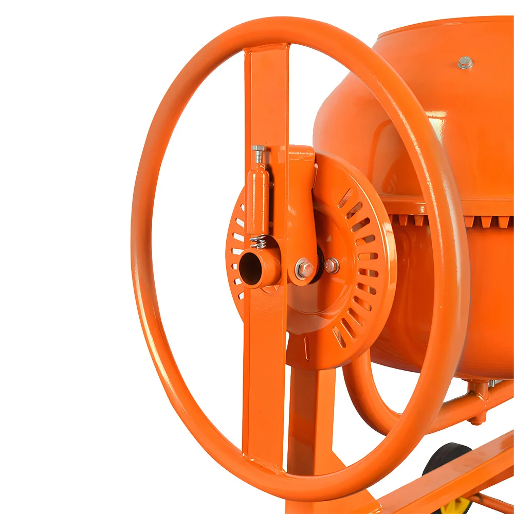 Mezcladores de hormigón eléctricos portátiles de 70L y 260L, mezcladores móviles populares de alimentación de cemento para granja y hogar para la industria de la construcción