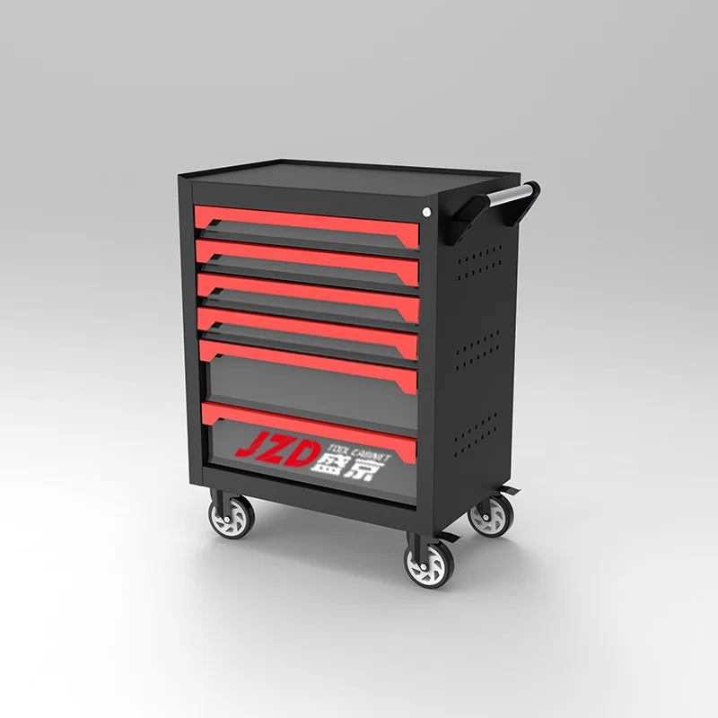 

Workshop Trolley with Wheels Heavy Duty Carts Steel Tool Chest Cabinet Professional Mechanic Organizer Box Garage Workbench