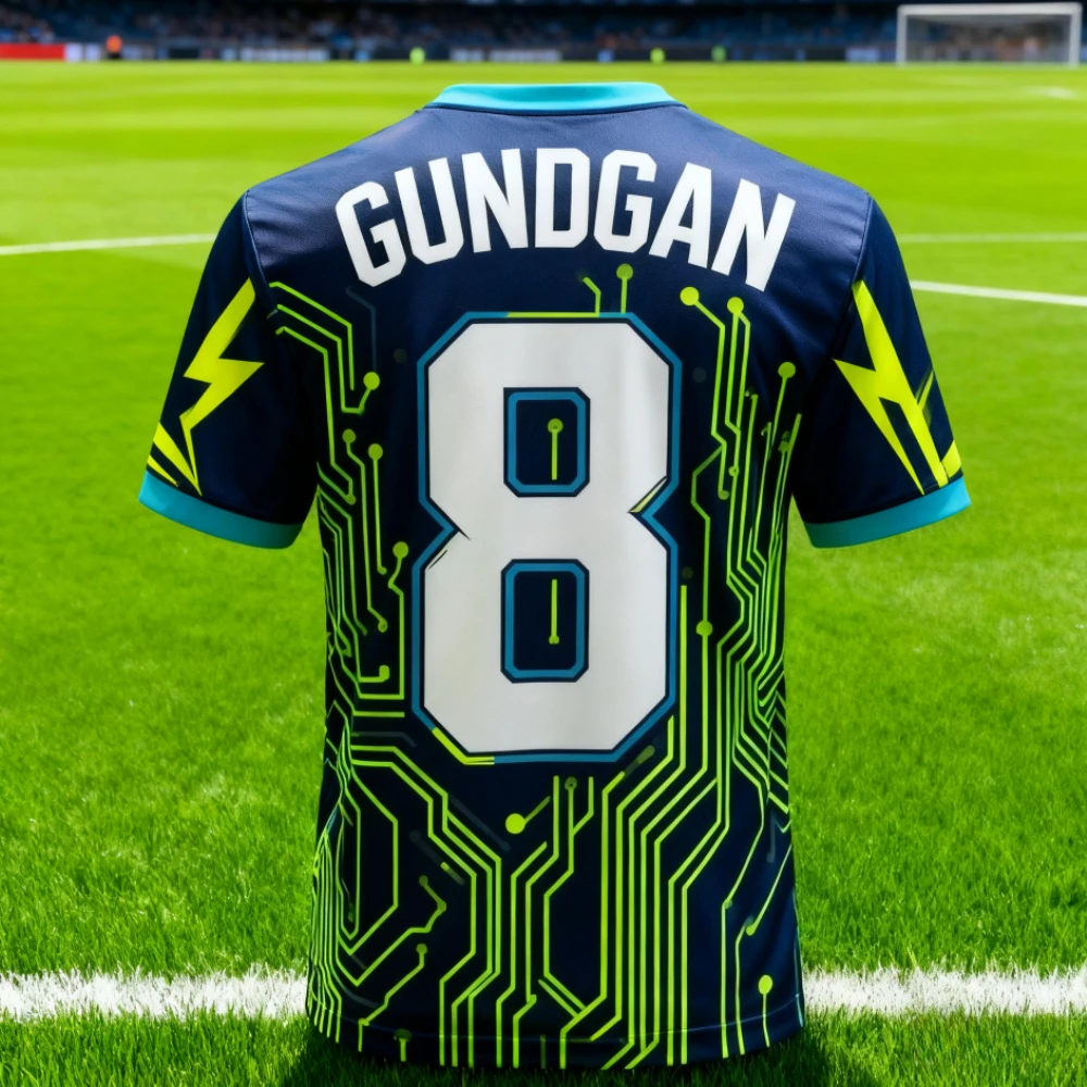 

High-Performance Soccer Jersey, 100% Polyester, Quick-Dry & Breathable Sports Shirt for Men and Women Team