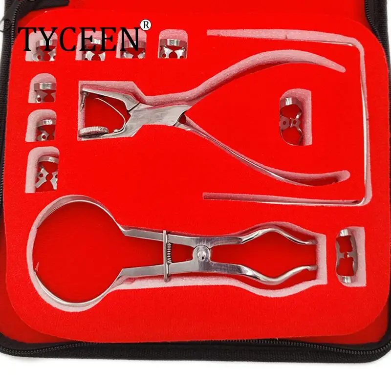 1 Set Teeth Care Dental Dam Perforator Dental Dam Hole Puncher Pliers for Dentist Rubber Dam Puncher Lab Orthodontic Tools