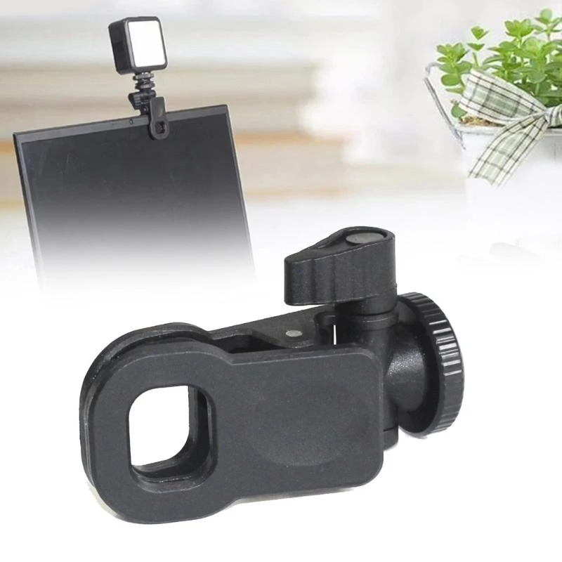 

Monitors Camera Mount Clamp Clip with Universal Connector Plastic for Screen LCD Display Fill Light And Webcam Stand