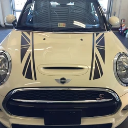 Car Hood Engine Sticker Union Jack Styling For Mini Cooper S F54 F55 F56 F60 R53 R55 R56 R60 R61 Clubman Countryman Tuning Cover