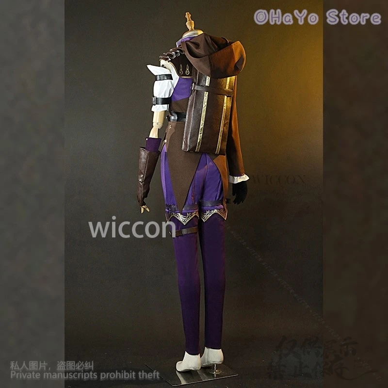 Anime League Of Legends Gioco Lol Cosplay Caitlyn Sceriffo Uniforme Costume Parrucche Scarpe Per Ragazze Donna Festa di Halloween Personalizzato