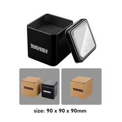 SKMEI  Original Gift Box Metal Box And Carton With SKMEI Brand Watch Box for Friend Kids Girlfriend or Boyfriend