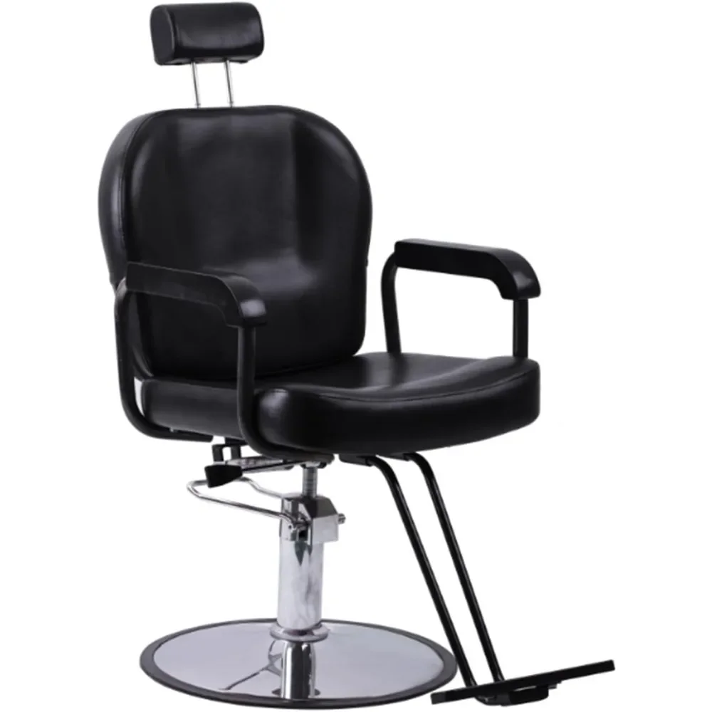 

Black Color All Purpose Hydraulic Recline Barber Chair Salon Beauty Spa Hair Styling