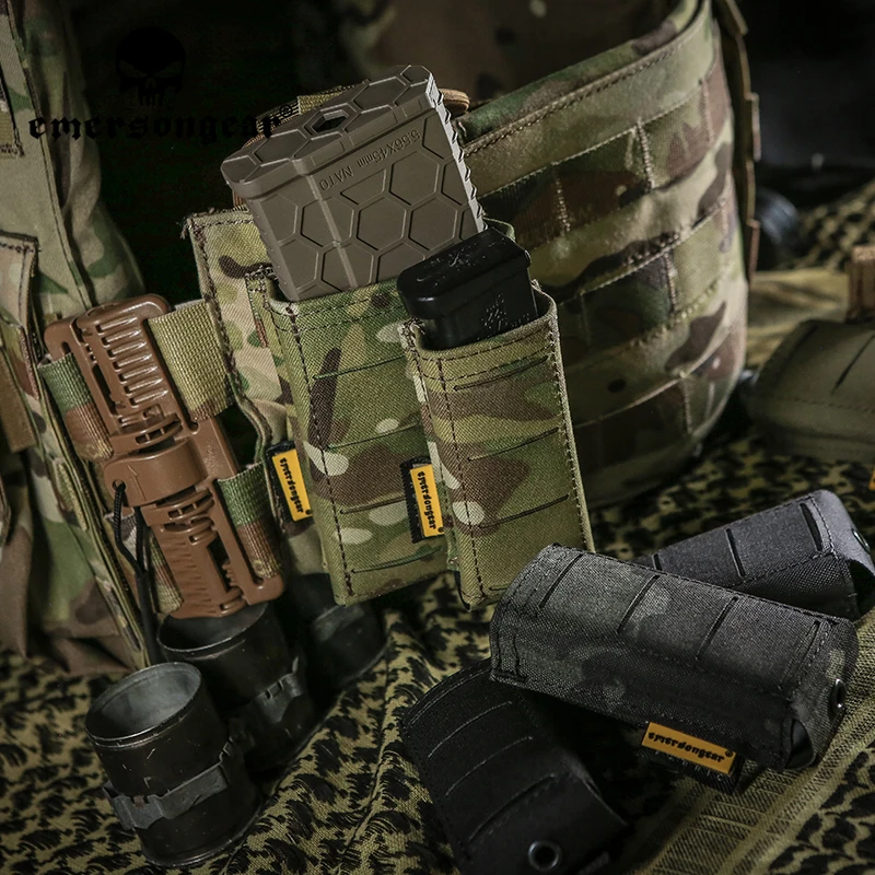 

Emersongear For LCS Magazine Pouch Bag Mag Panel Airsoft Outdoor Hunting Shooting Paintball Camping EM6380