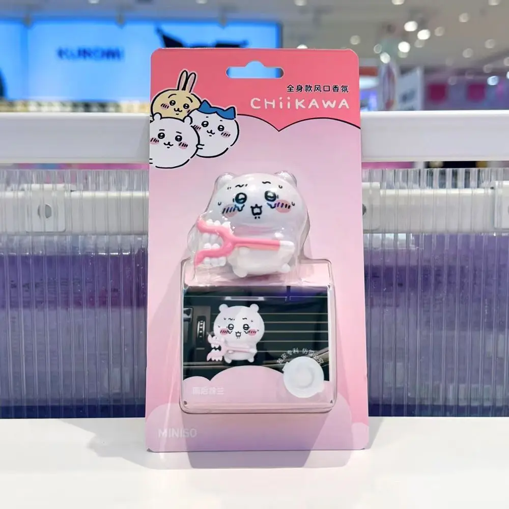 Chiikawa voiture aromathérapie climatisation évent décoration voiture aromathérapie dessin animé Usagi Hachiware femmes voiture accessoires cadeau