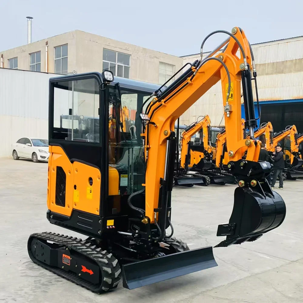 La migliore opzione di vendita Mini escavatore Kubota 2t Mini escavatore per pollice con asta oscillante