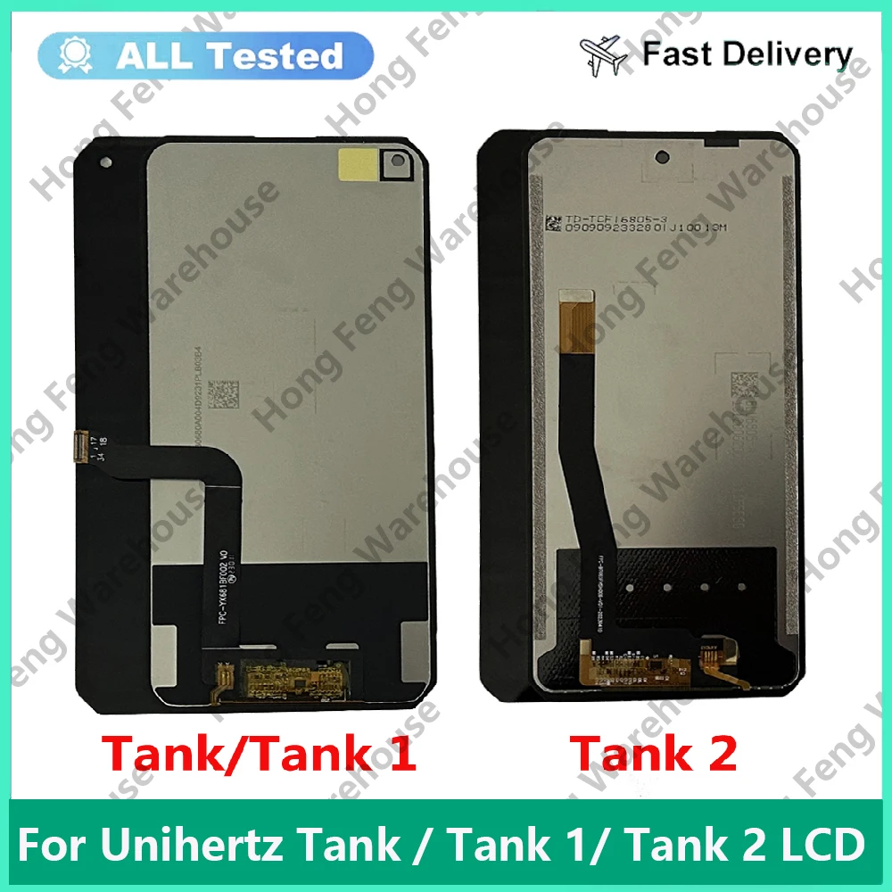 For Unihertz Tank 1 Tank LCD Display Touch Screen Assembly Replacement For Unihertz 8849 TANK 2 Tank2 Display LCD Sensor