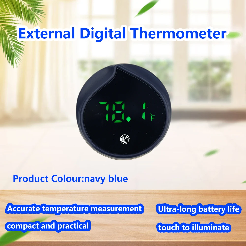 

Cordless Digital Aquarium Thermometer LED Display Electronic Fish Tank Water Temperature Meter Temp Measurement Gauge 0-60