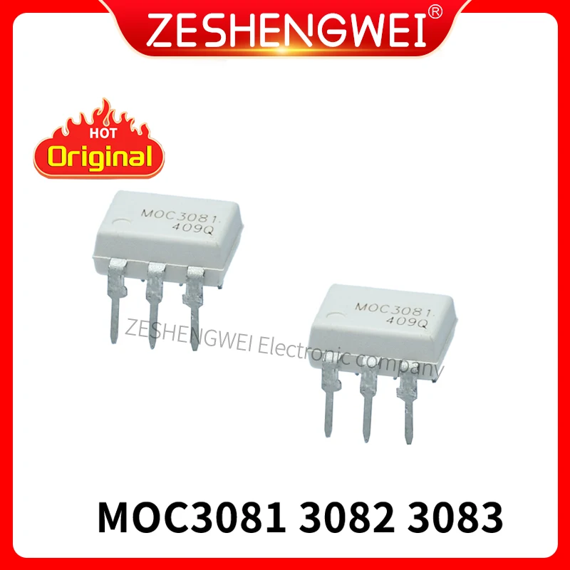 

5PCS MOC3081 MOC3082 MOC3083 DIP-6 Triode and SCR Output Optocoupler Optocoupler Triac Driver In Stock