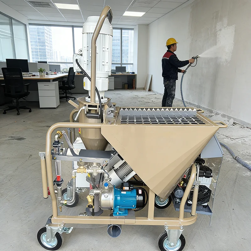 

Customized Gypsum Sprayer Machine Electric Mortar Spraying Pump Wall Plaster Tools for Building Construction Decoration